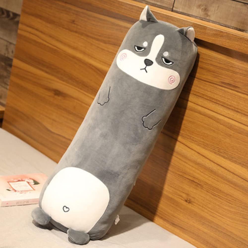 MUPI Husky Plush Body Pillow 27 Inch