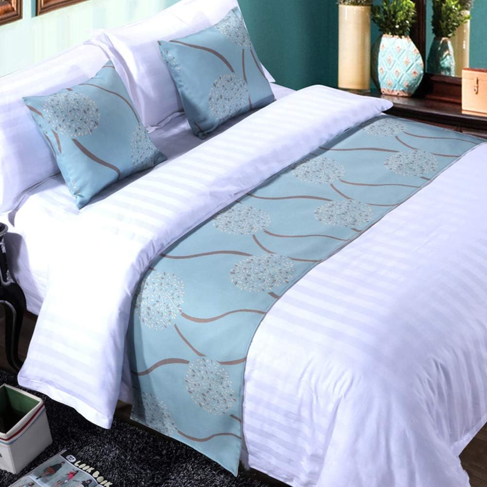 Twelve 3pcs Bed Runner Set - 1 Scarf 2 Pillowcases