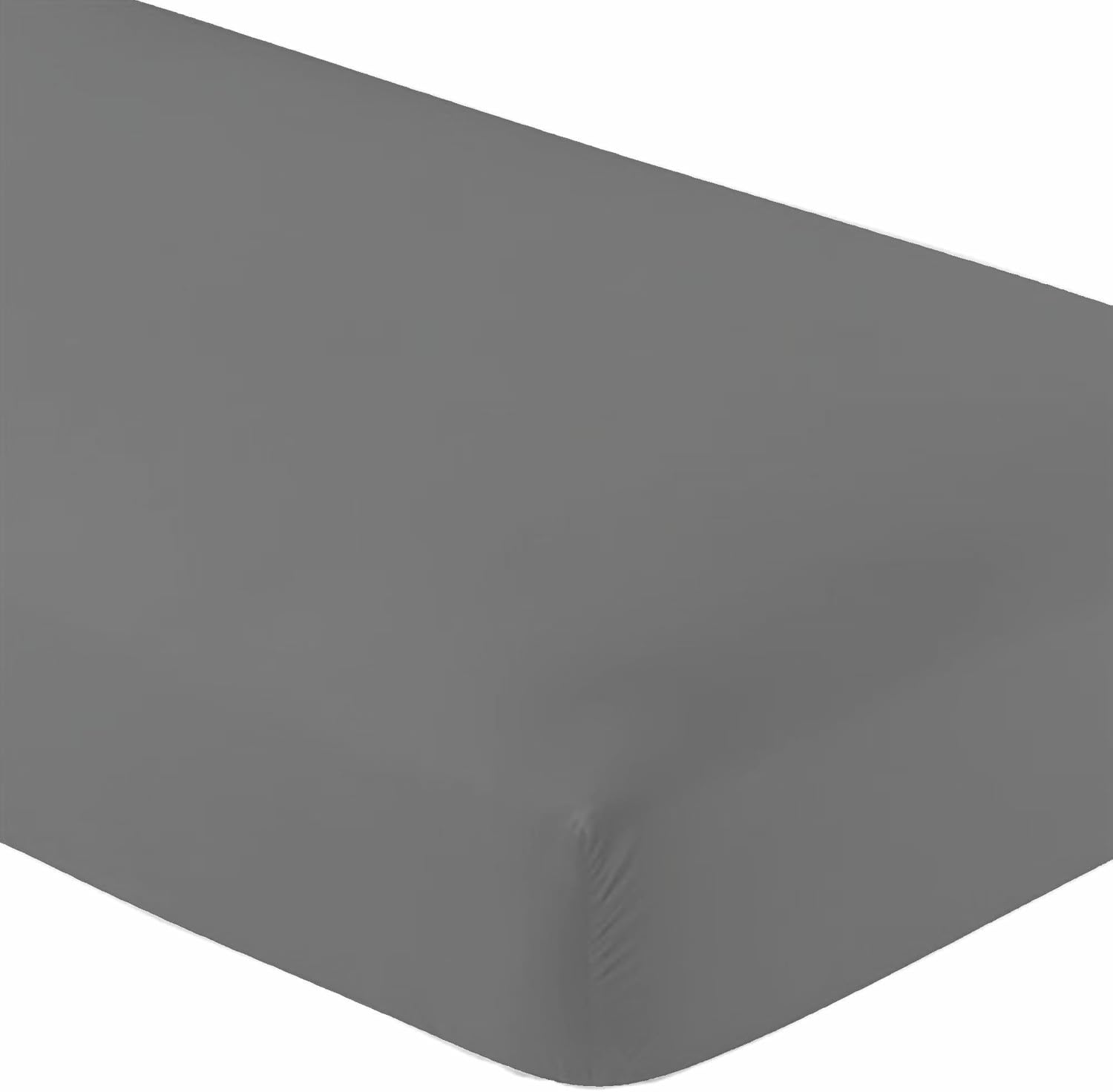 Microfiber 2 Twin XL Fitted Sheets - 1800 Ultra Soft 15 Deep Pocket Grey