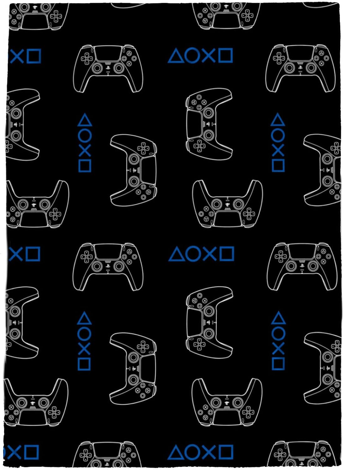 PlayStation Controller Throw Blanket for Kids
