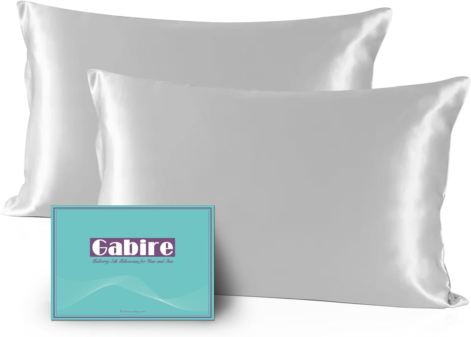 Gabire Mulberry Silk Pillowcase Set of 2