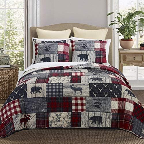 Donna Sharp Reversible Quilt Set - 3 Piece