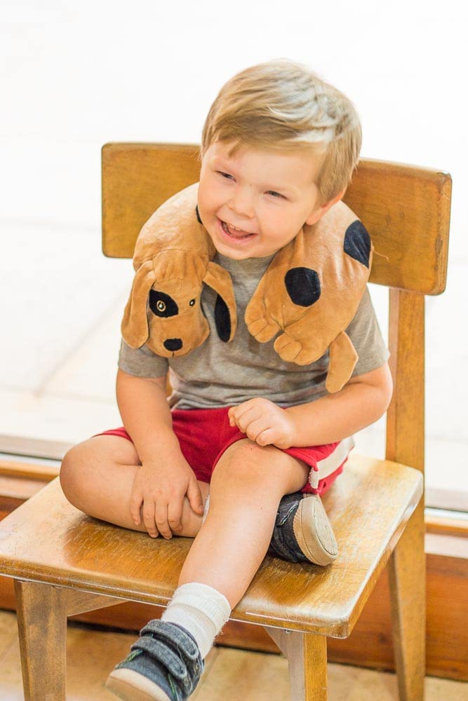 LakiKid Shoulder Wrap for Kids Beagle Travel Pillow