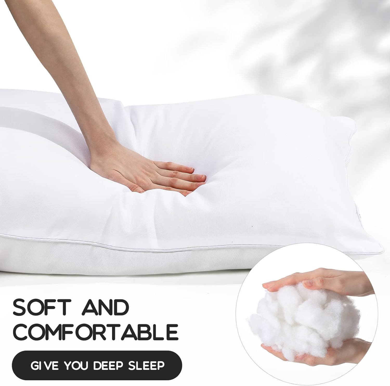 Macarrie 20 Pcs Queen Size Pillow Inserts