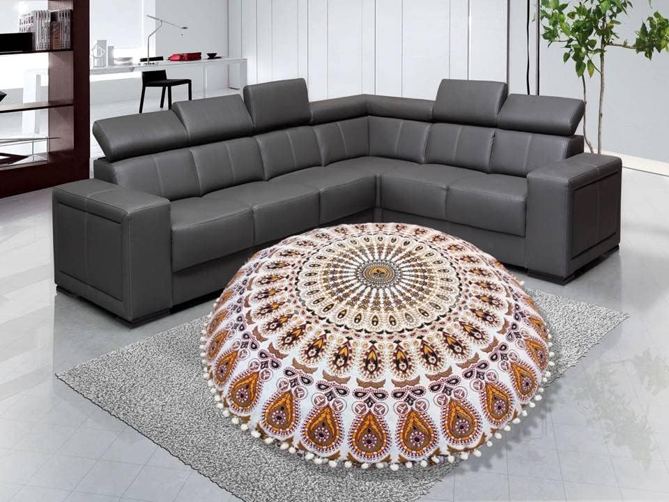 32 Inch Mandala Boho Floor Pillow Cover