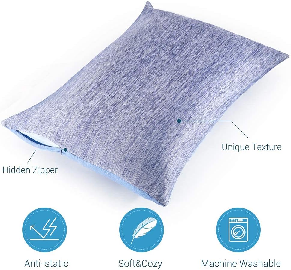 Marchpower Cooling Pillow Cases for Hot Sleepers 2 Pack