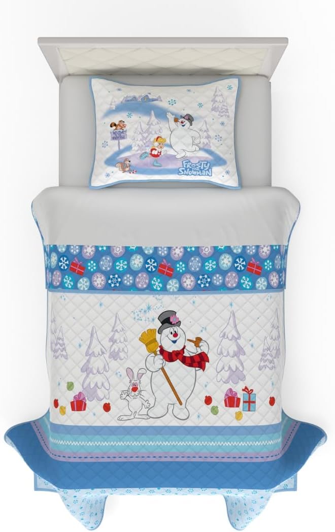 Franco Frosty The Snowman Quilt Set Twin Size 1