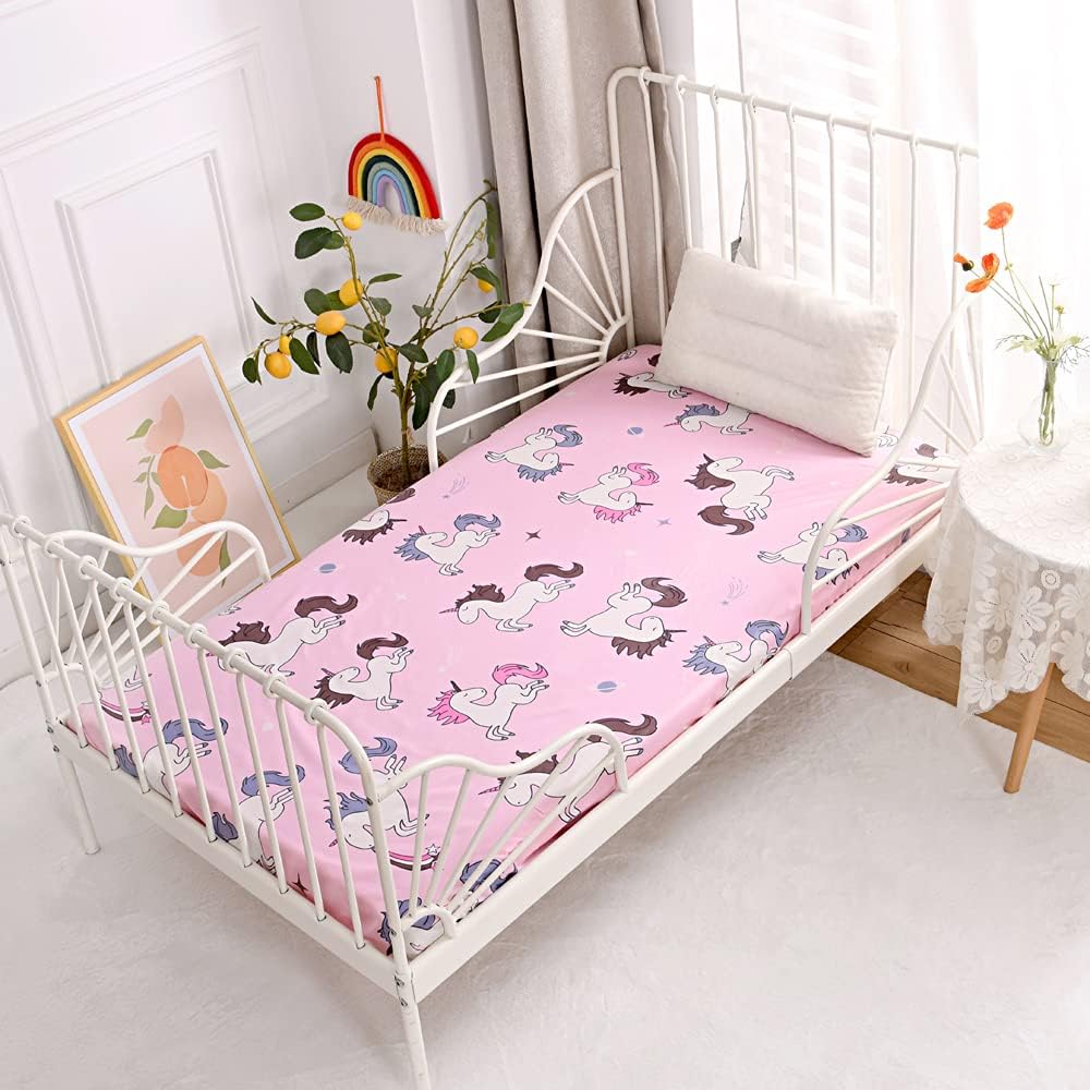 NATURETY Fitted Sheet Twin Deep Pocket Animal Print
