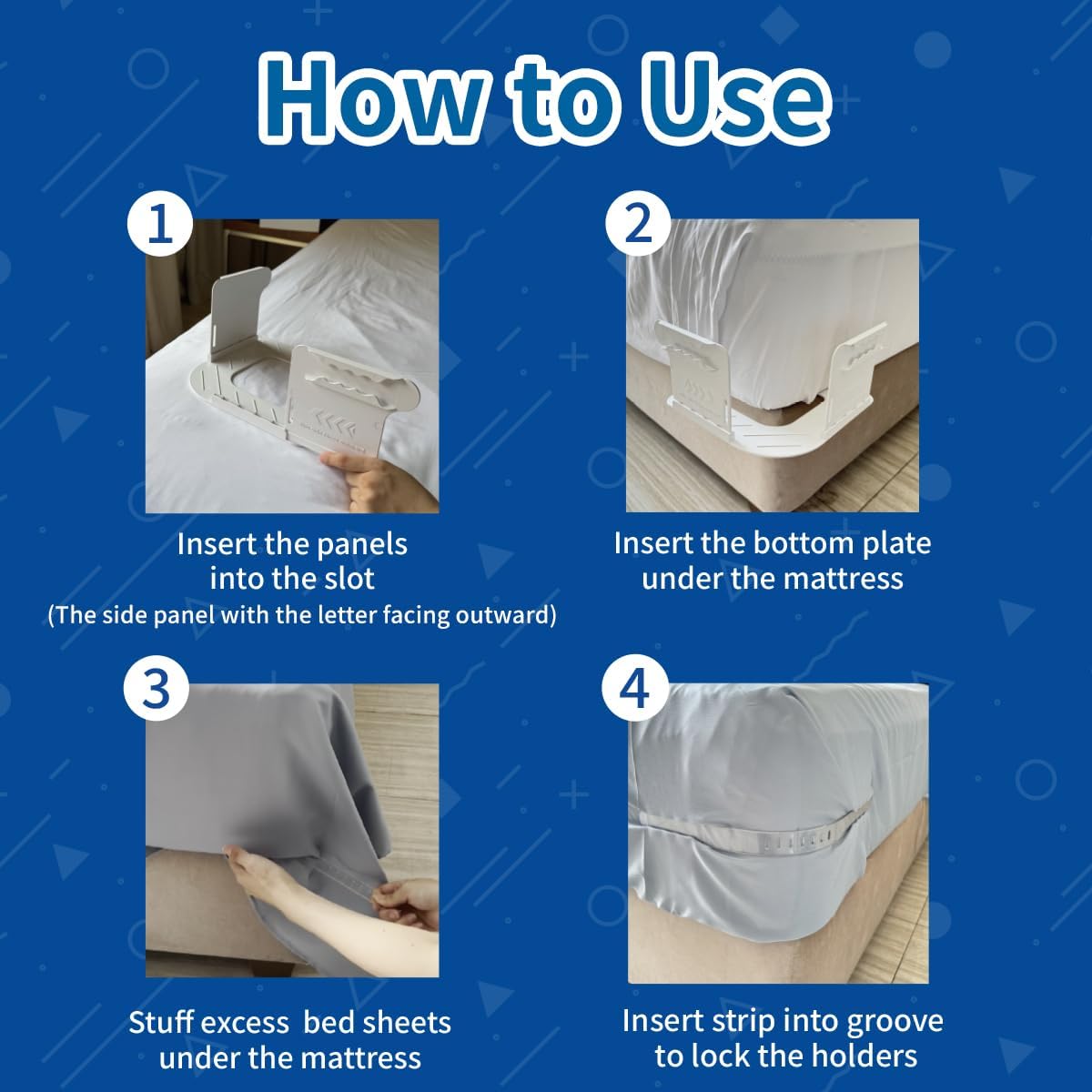 Heavy Duty Bed Sheet Holder for King Queen Twin Mattress