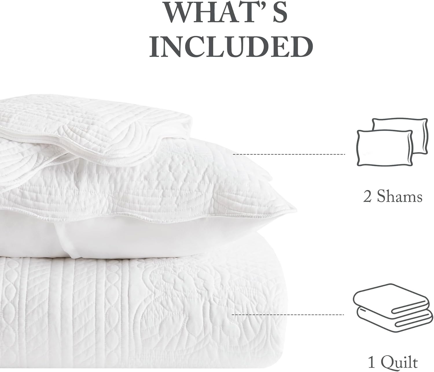 Madison Park Tuscany Quilt Set - 3 Piece KingCal King