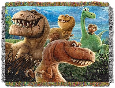 Disneys The Good Dinosaur Dino Mash Throw Blanket 48x60
