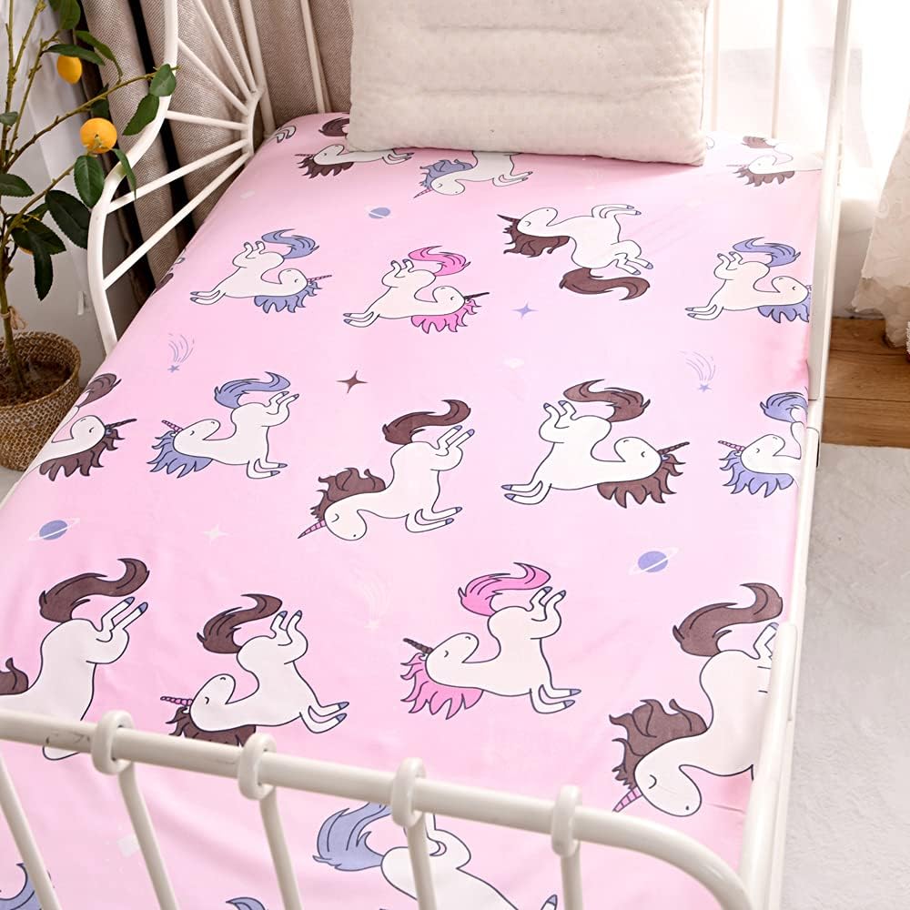 NATURETY Fitted Sheet Twin Deep Pocket Animal Print