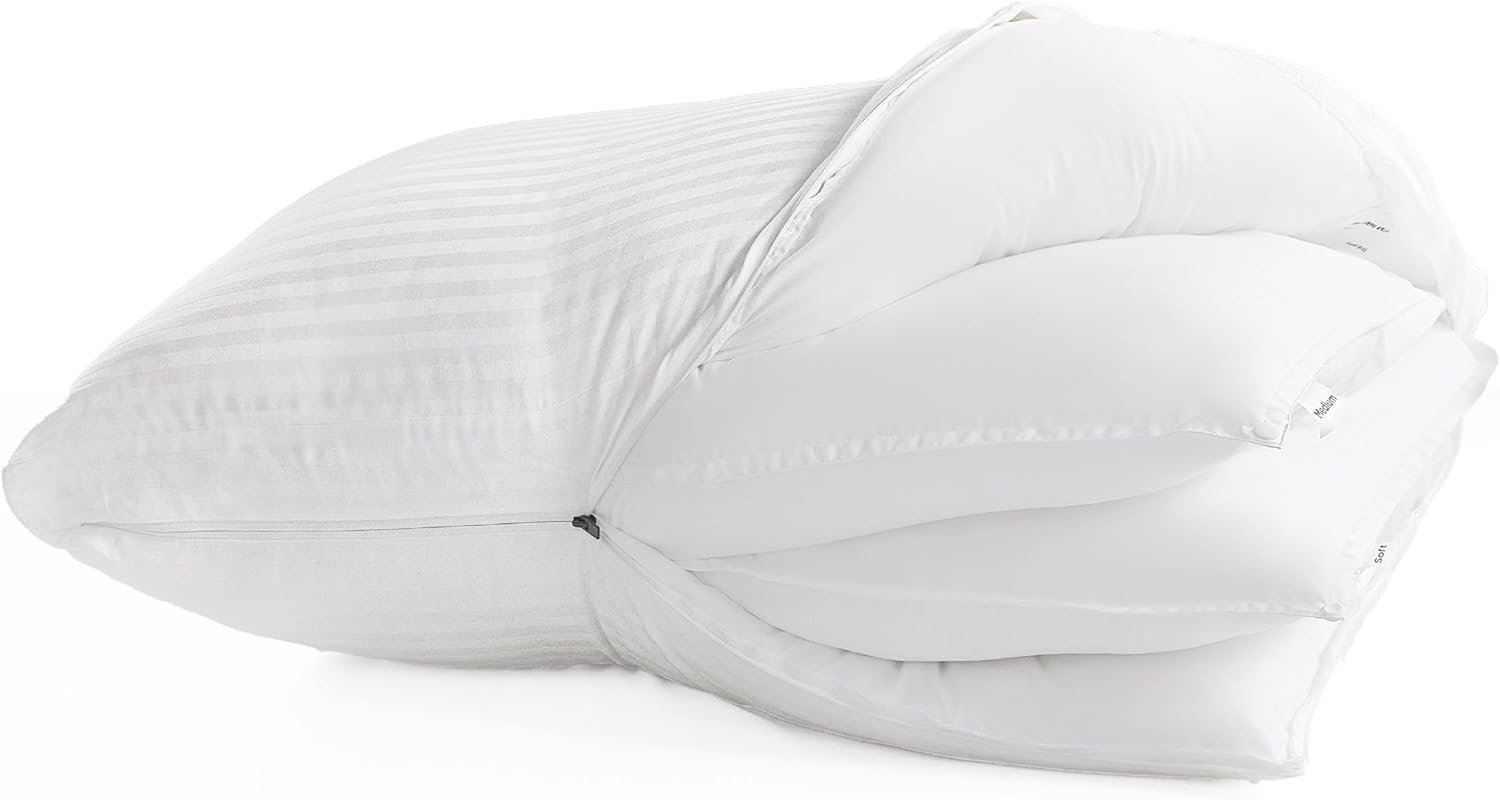 Bedsure Adjustable Layer Standard Pillow 2 Pack