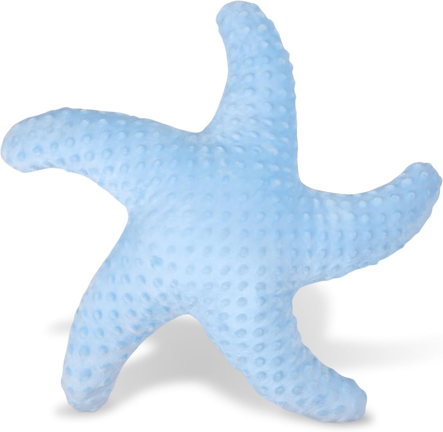 Marble Empire Starfish Throw Pillow Blue