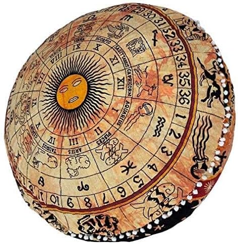 Boho Tie Dye Floor Pouf Ottoman Cover for Virgo