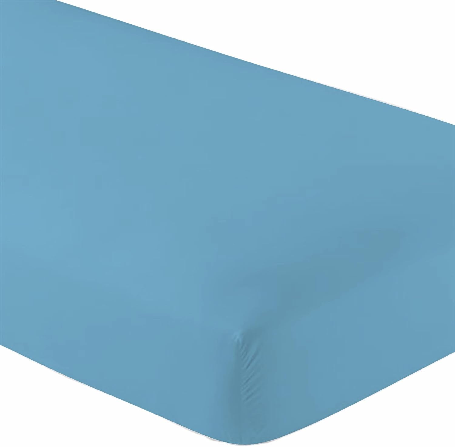 Microfiber Twin Fitted Sheets 2-Pack Ultra Soft Light Blue