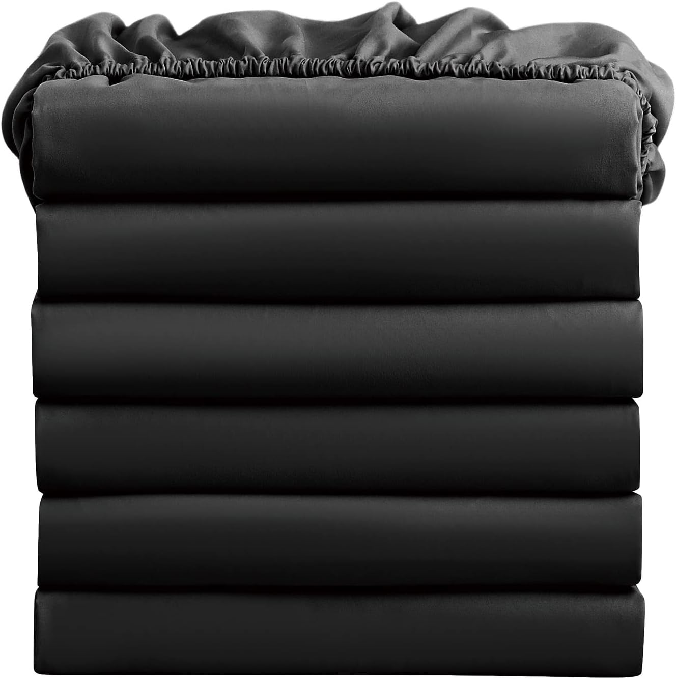 FreshCulture Queen Fitted Sheets 6 Pack Deep Pocket Soft Microfiber