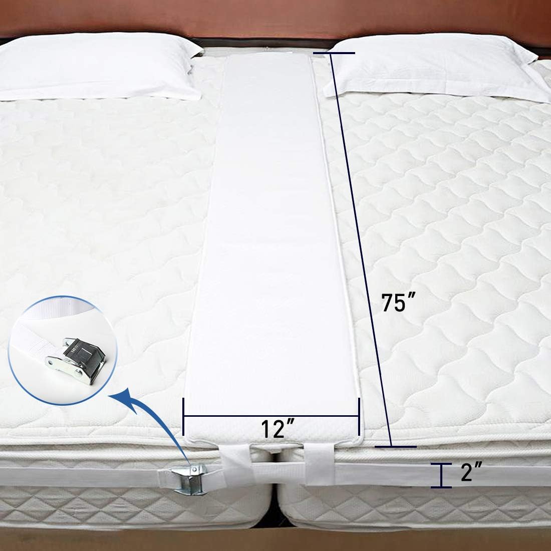 HITOMEN Bed Bridge Twin to King Converter Kit