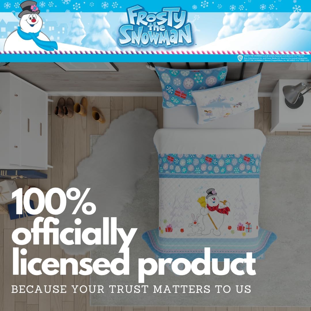 Franco Frosty The Snowman Quilt Set Twin Size 1