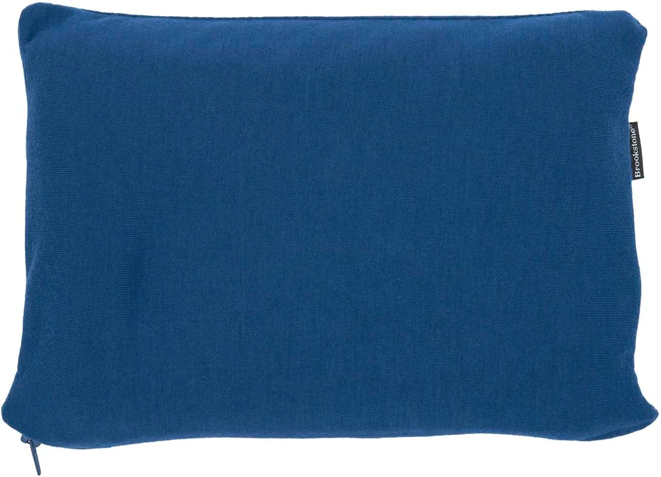 Brookstone Travel Blanket - Lightweight 2-in-1 Fleece with Carrying Pouch Blue