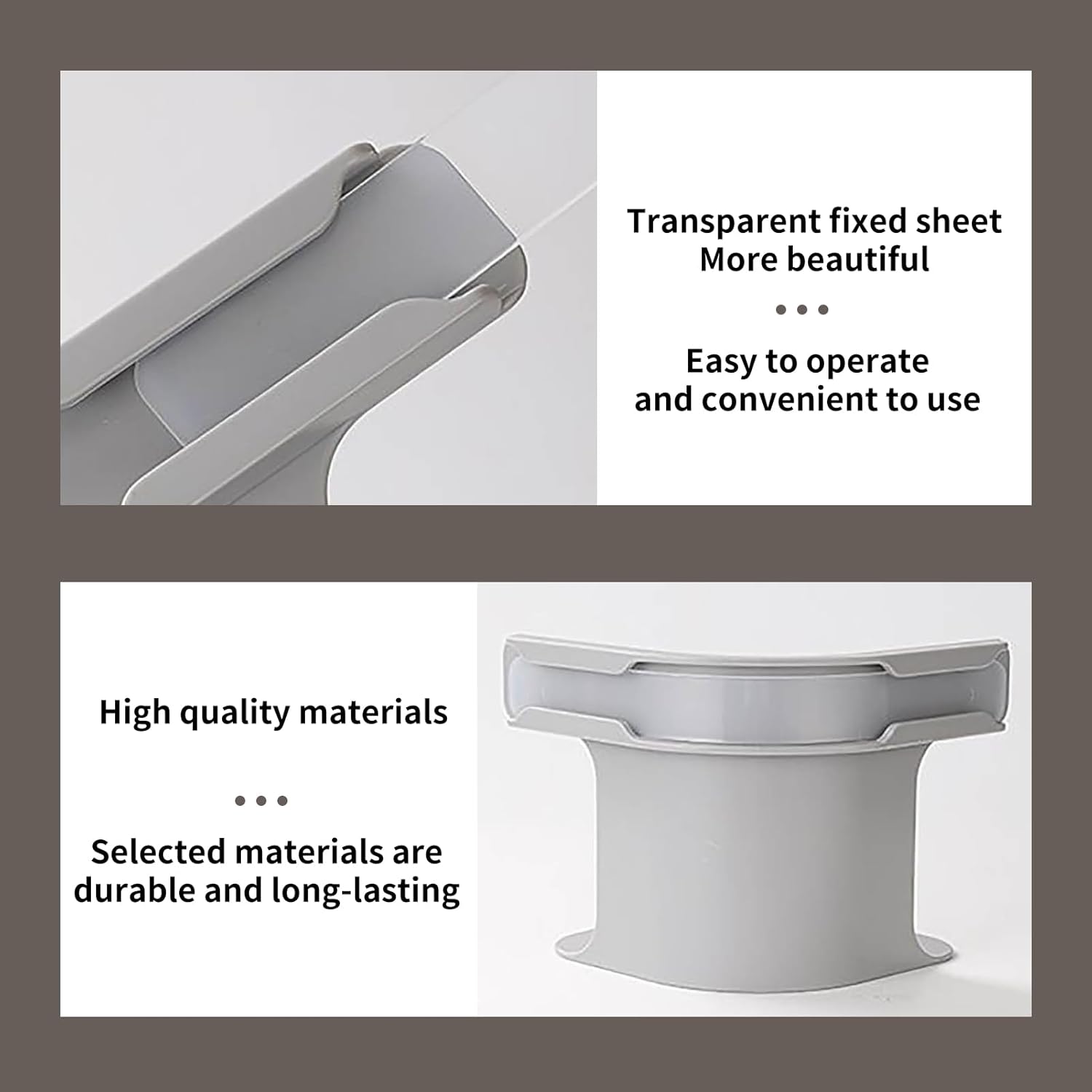 Dyale Heavy Duty Sheet Holders Set of 4 Gray 1
