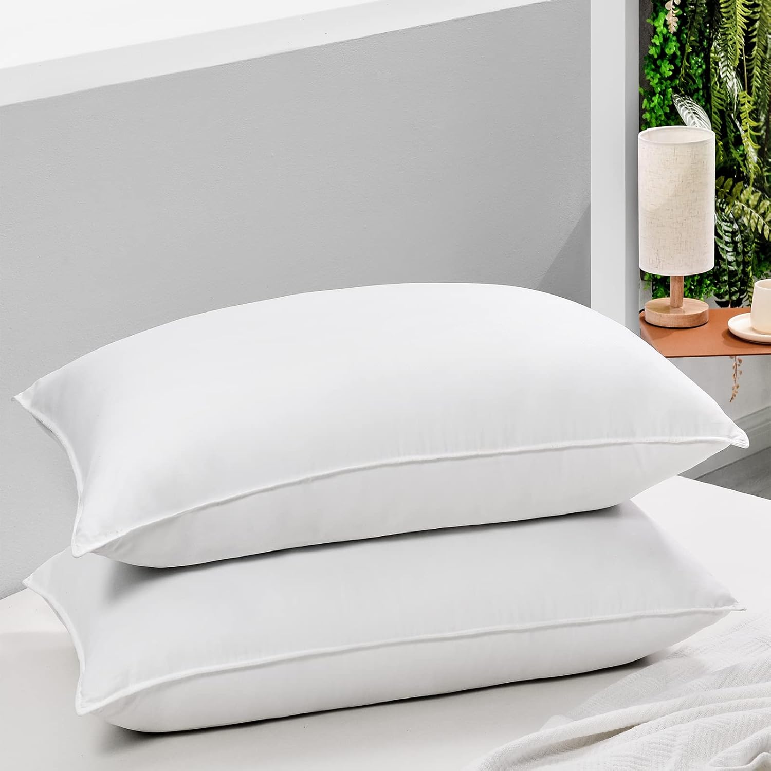 HARBOREST Bed Pillows Set of 2 - Luxury Hotel Collection