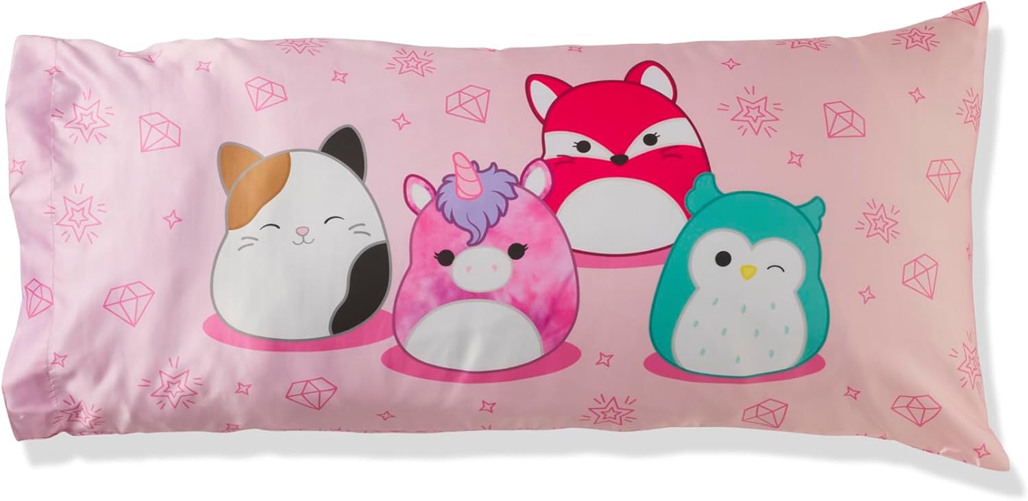 Franco Squishmallows King Size Pillowcase 20x36