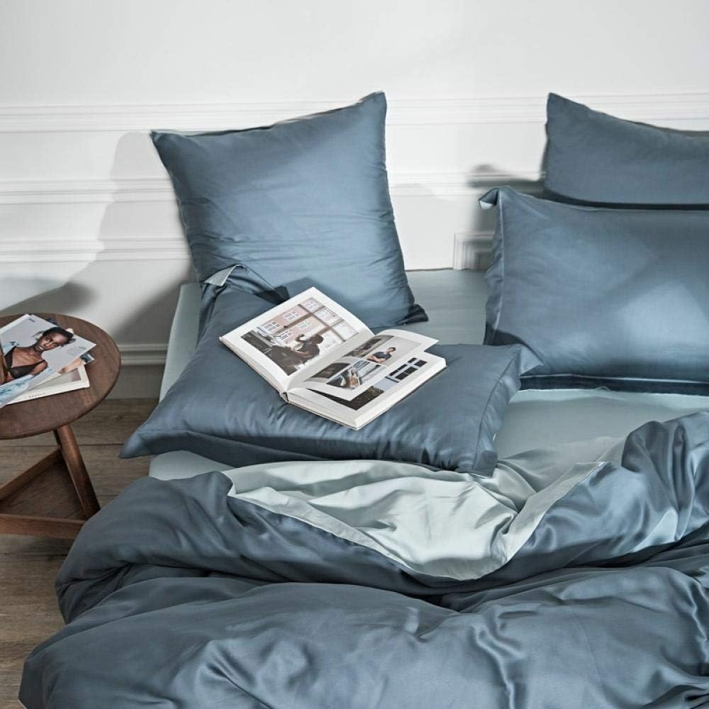 Geekcook Bedding Set Silk Double-sided Tencel 4-piece Summer Comfort