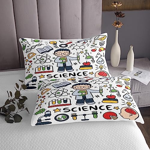 Erosebridal Science Bedspread Queen Size Set