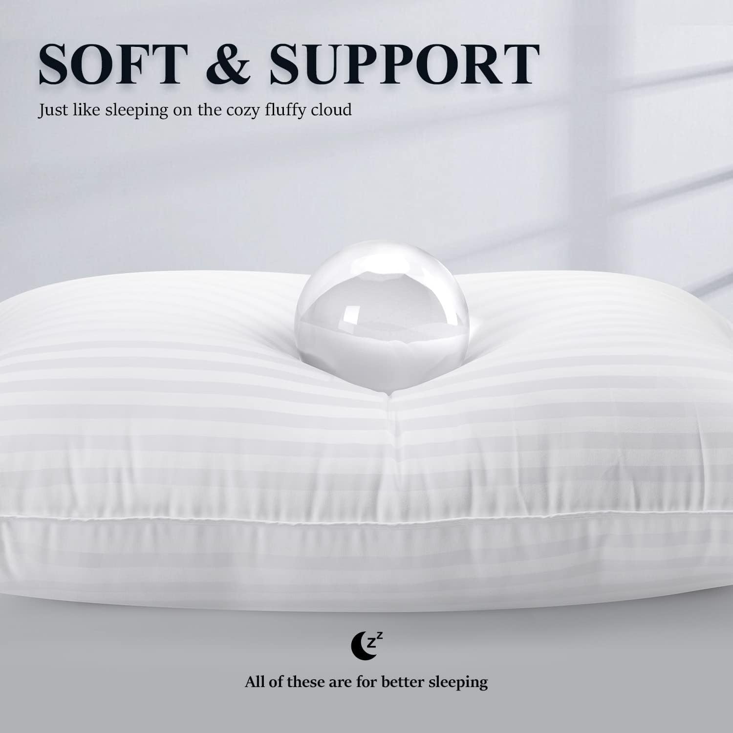 COZSINOOR CD-GP003 Bed Pillows Queen Size Pack of 2