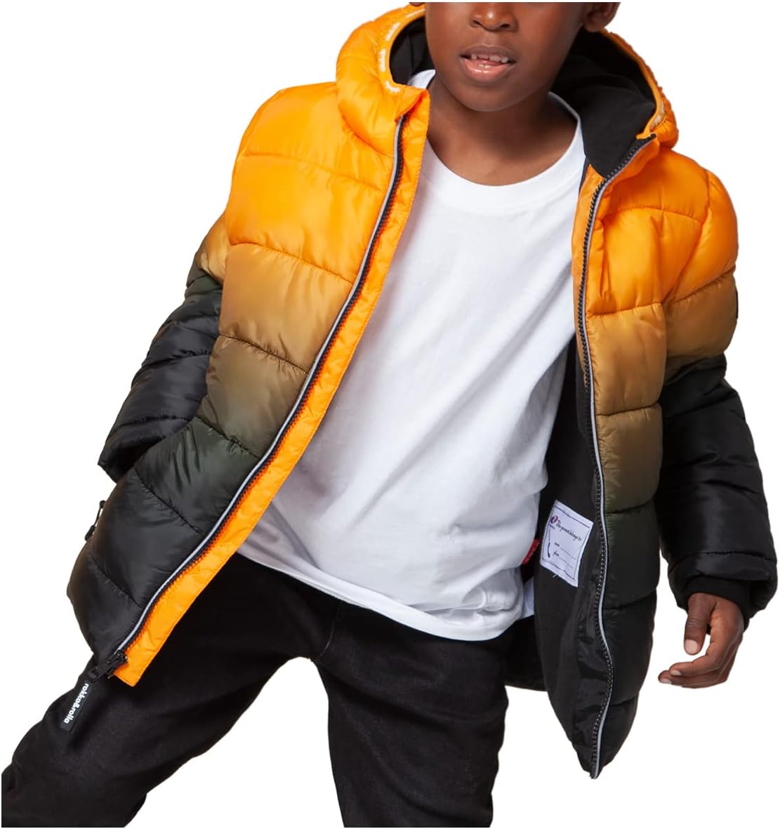 RokkaRolla Boys Heavyweight Puffer Jacket with Fleece Lining 1