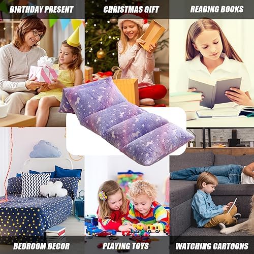 Mengersi Velvet Floor Pillow Cover Glow in The Dark Design