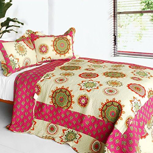 Blancho Bedding Children of Heaven 3PC Cotton Quilt Set