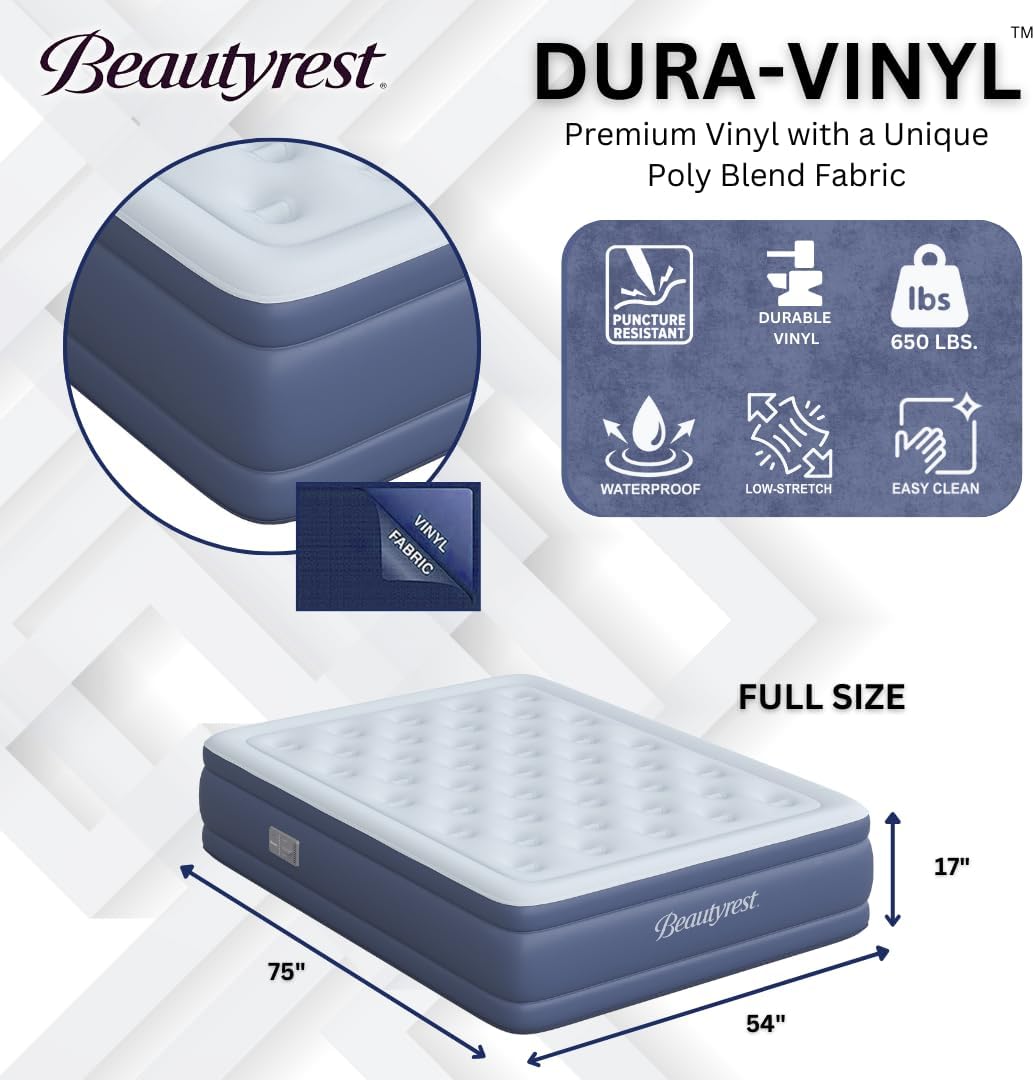 Beautyrest 17 Full Air Mattress with SureLock Pump
