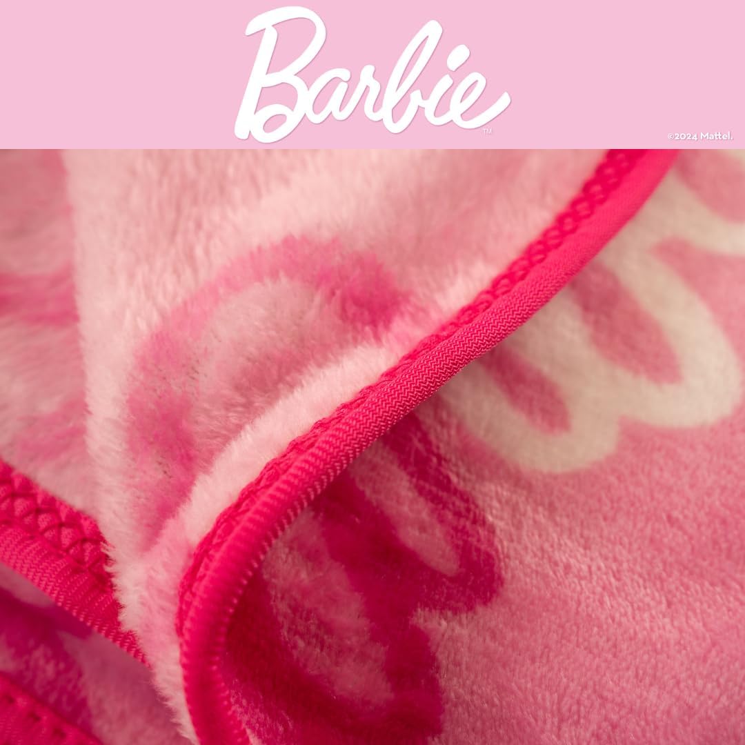 Franco Barbie Kids Bedding Throw 40x50 Inch - Official License