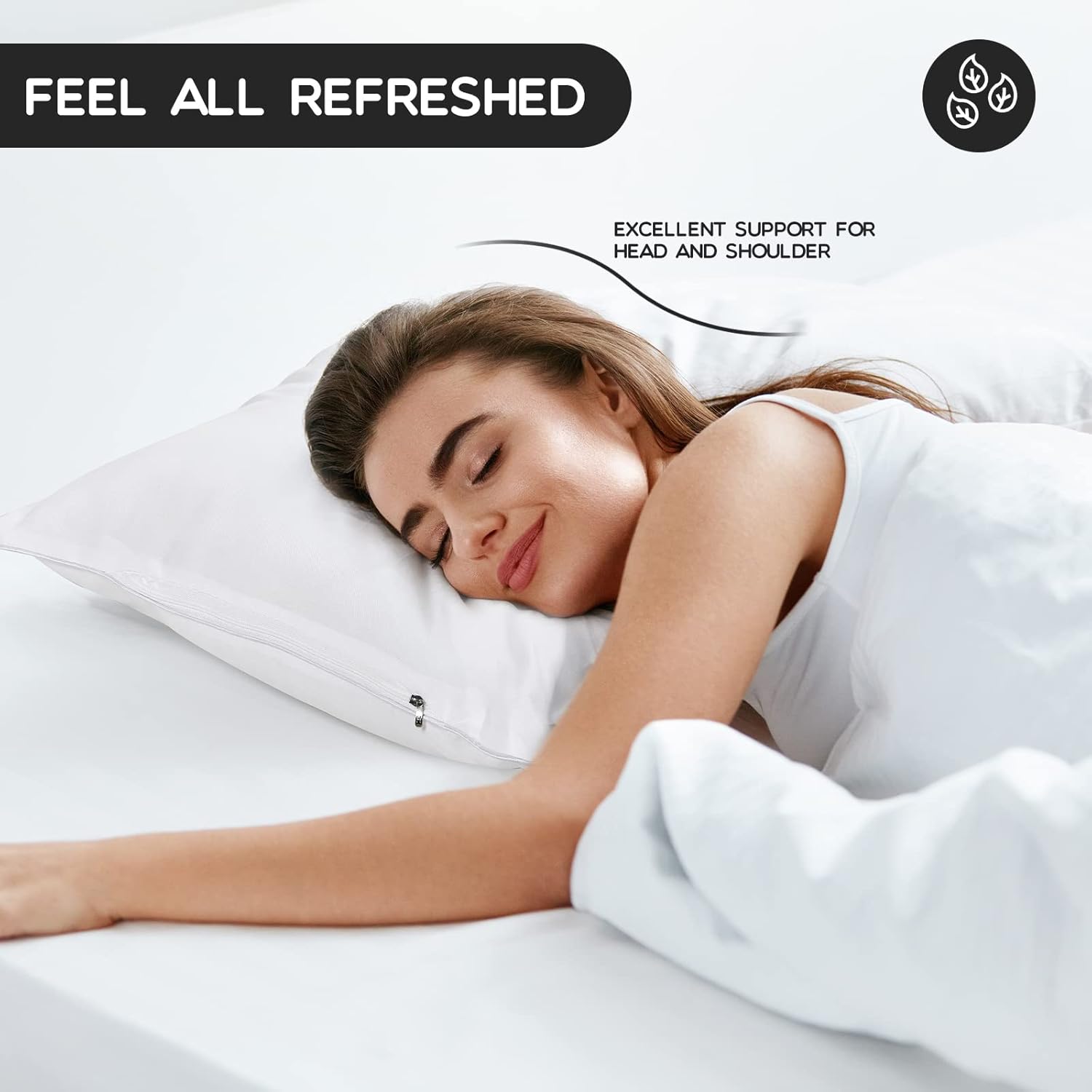 Macarrie 20 Pcs Queen Size Pillow Inserts
