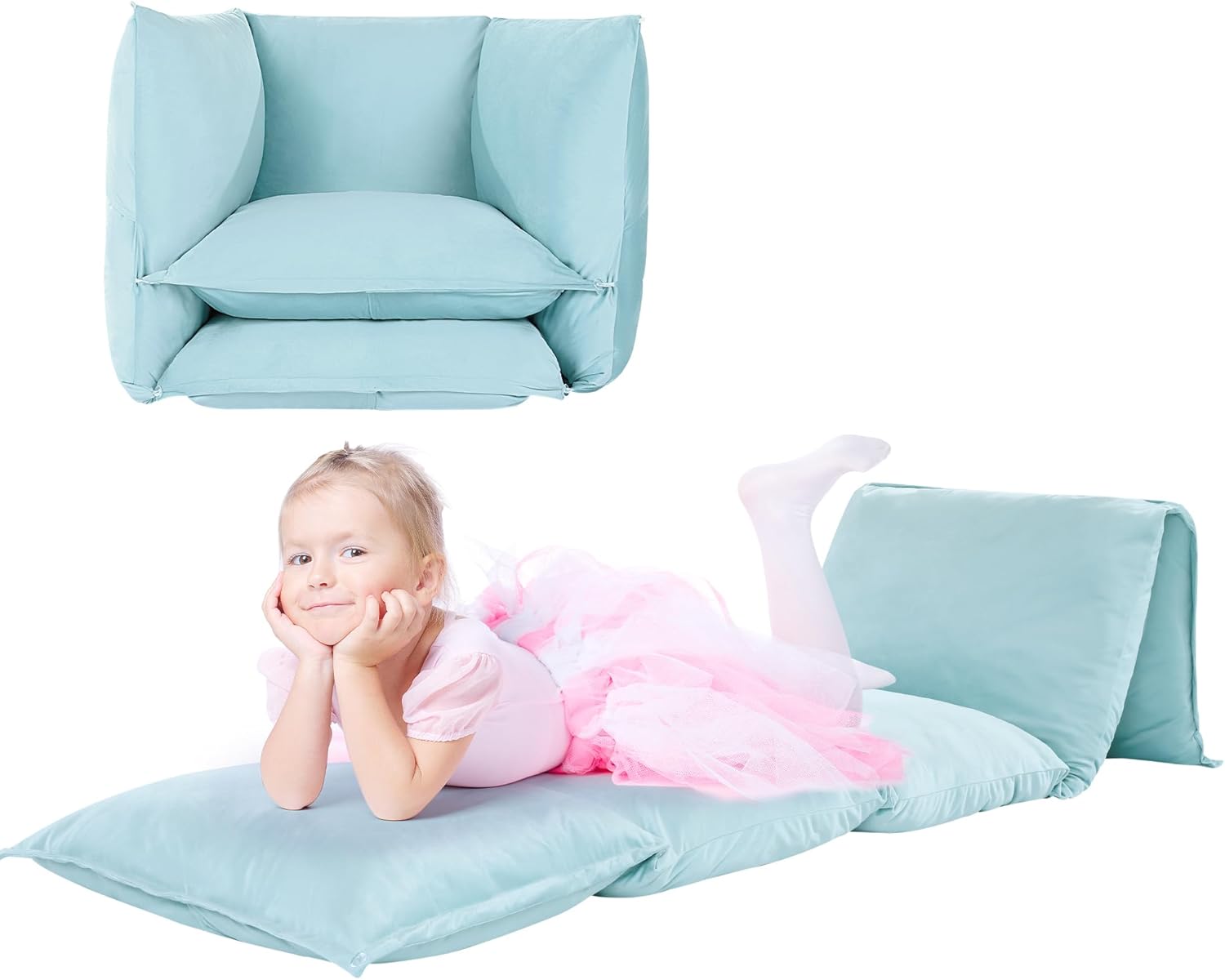 MABOZOO 2 in 1 Velvet Floor Lounger Cover