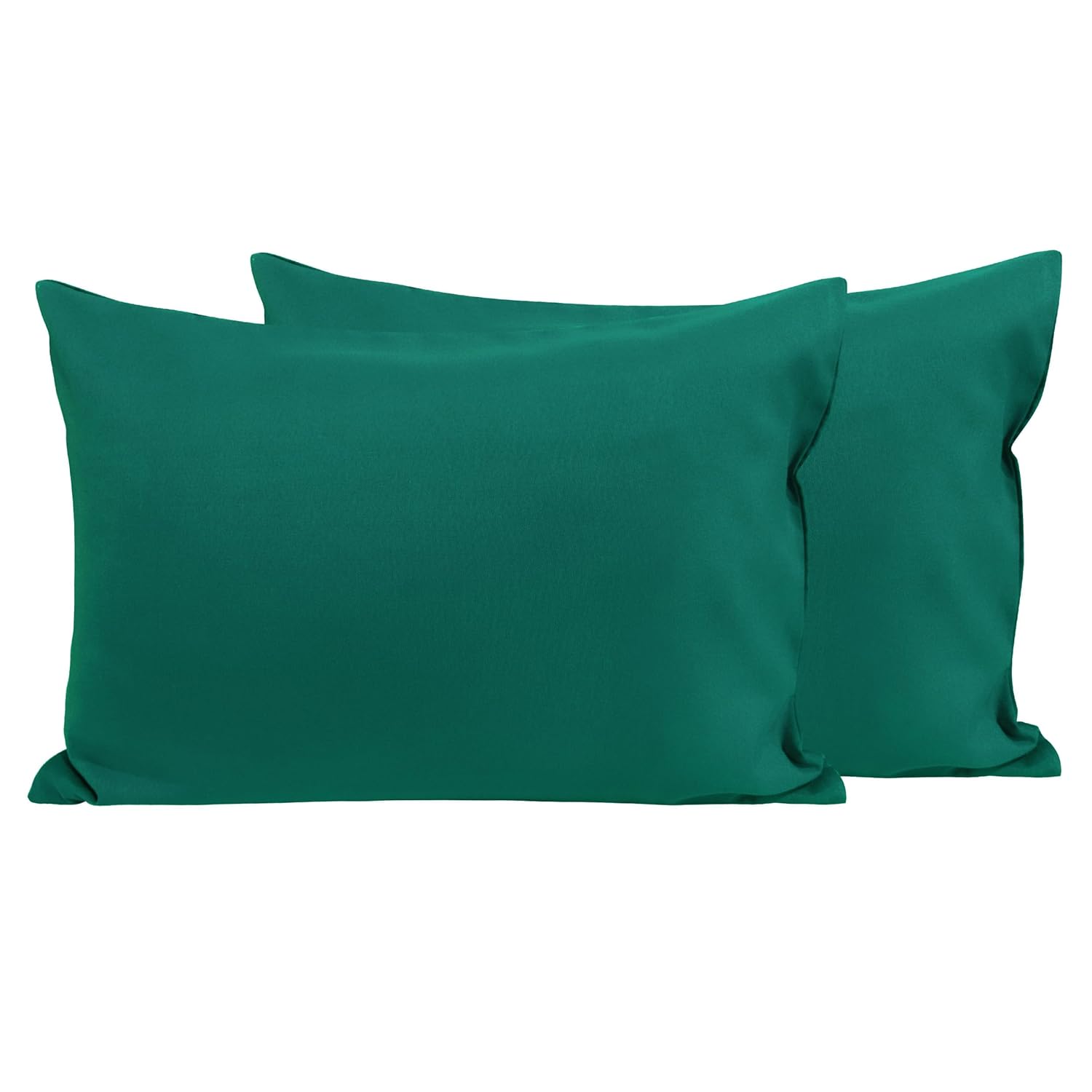 FLXXIE 2 Pack Microfiber Toddler Pillowcases Dark Green