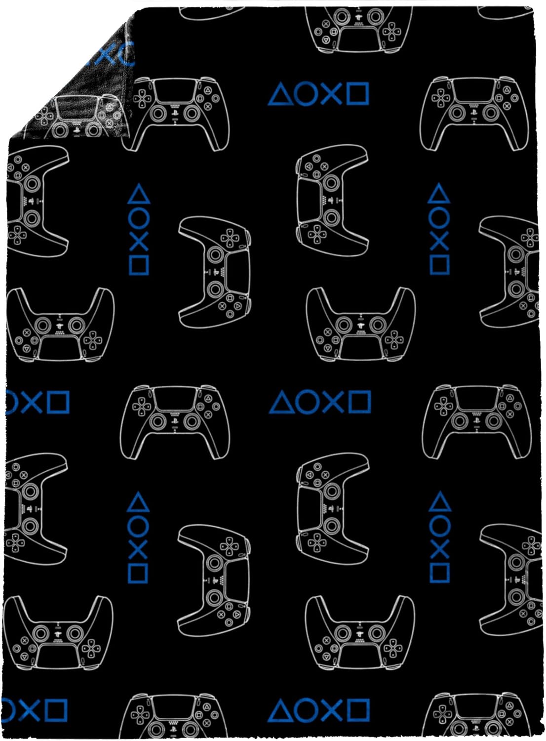 PlayStation Controller Throw Blanket for Kids