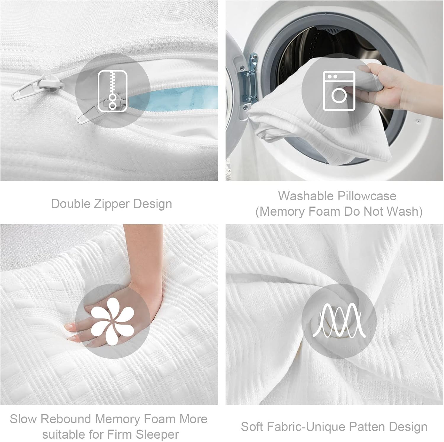 Meoflaw Cooling Pillows Queen Size Set of 2