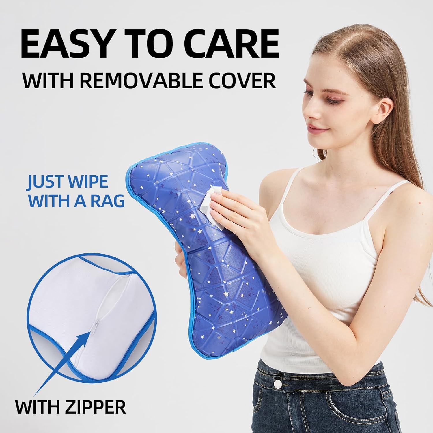 BECGAM Cooling Gel Pillow 15 x 7 for Kids and Adults