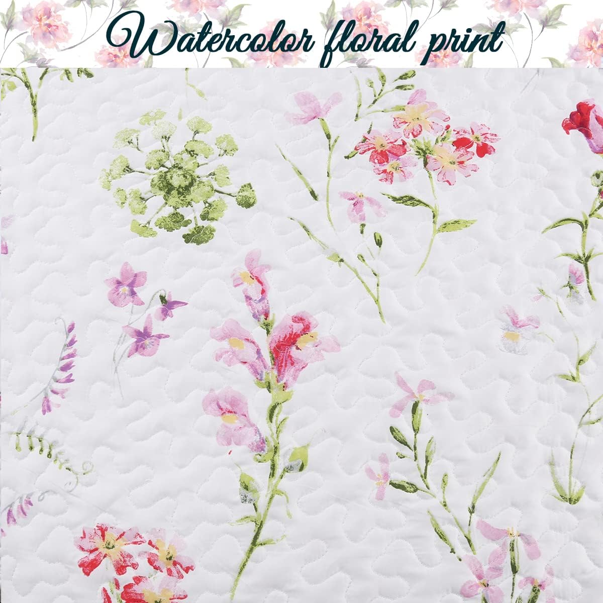 Cozy Line Azalea Floral Chintz Microfiber Reversible Daybed Bedding Set