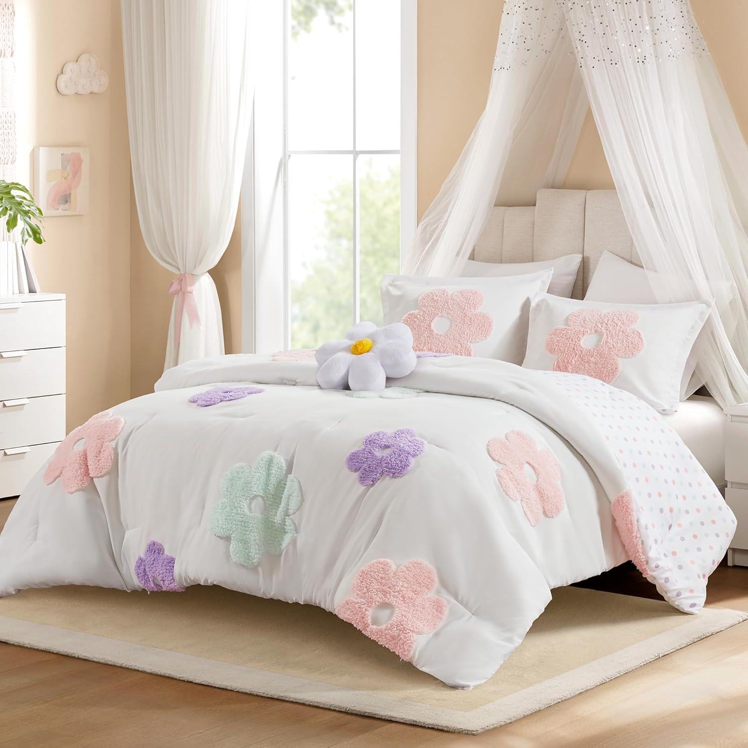 Urban Habitat Kids Queen Comforter Set with Reversible Design