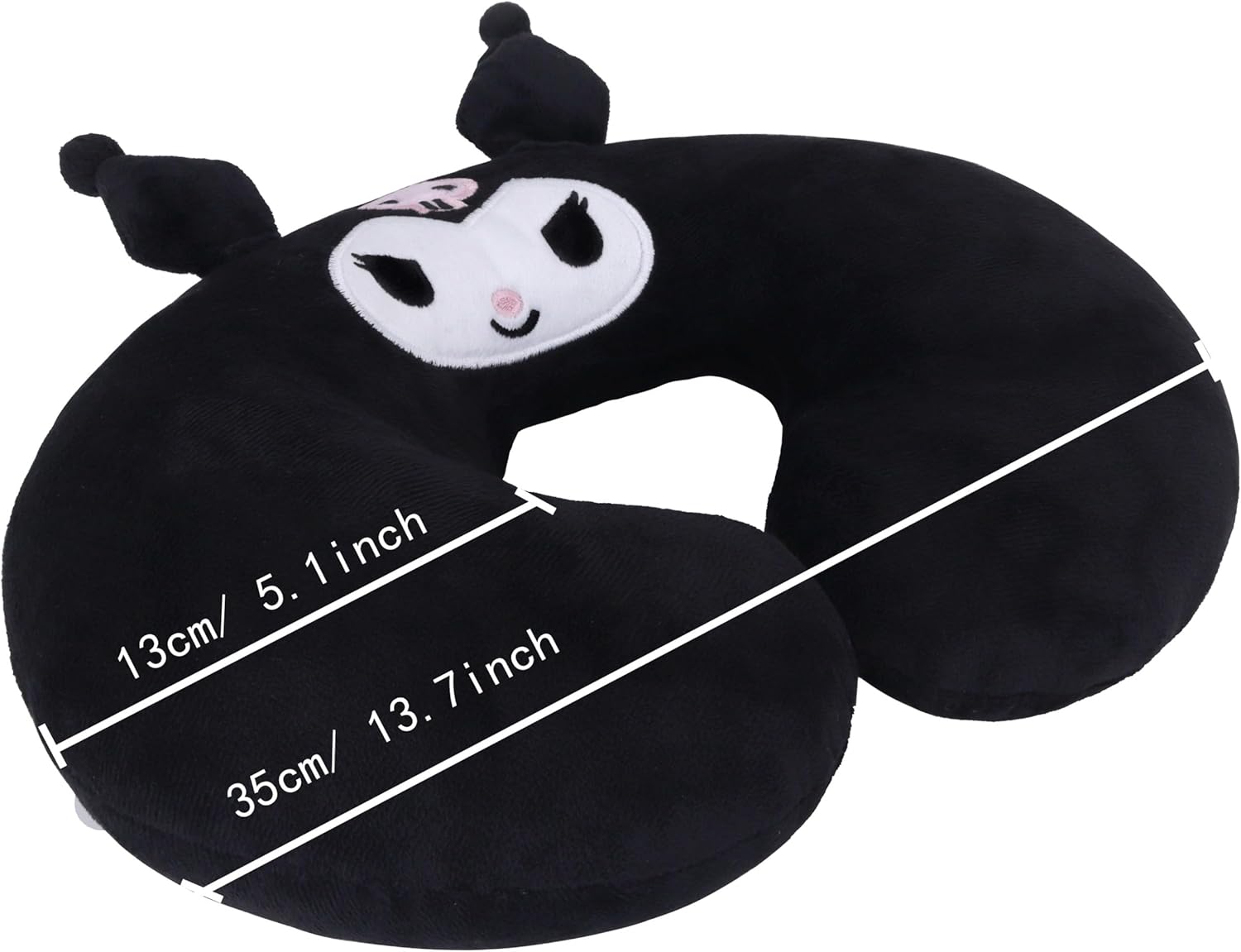 Roffatide Anime Kuromi U-Shape Neck Pillow Printed Plush Melody