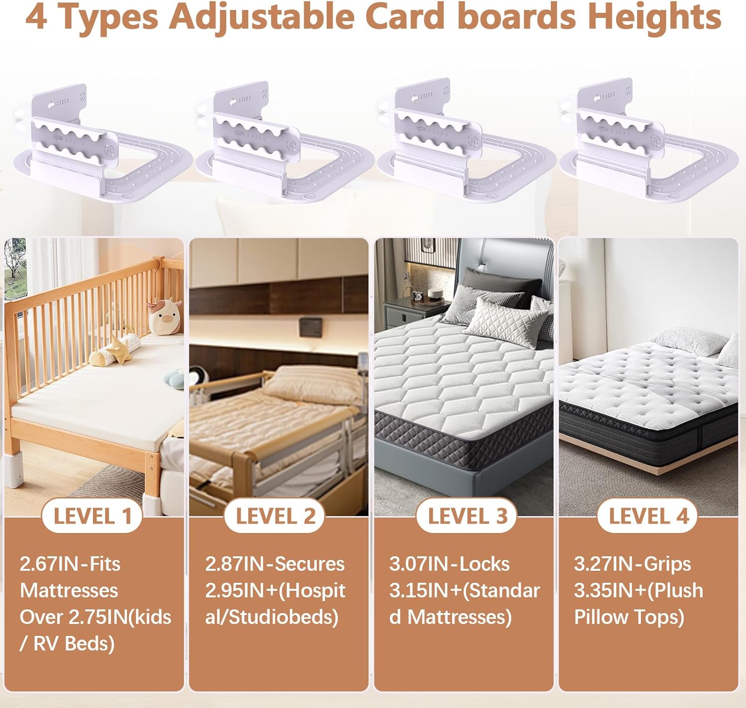 ROYIZEST Adjustable Sheet Holders with Lock