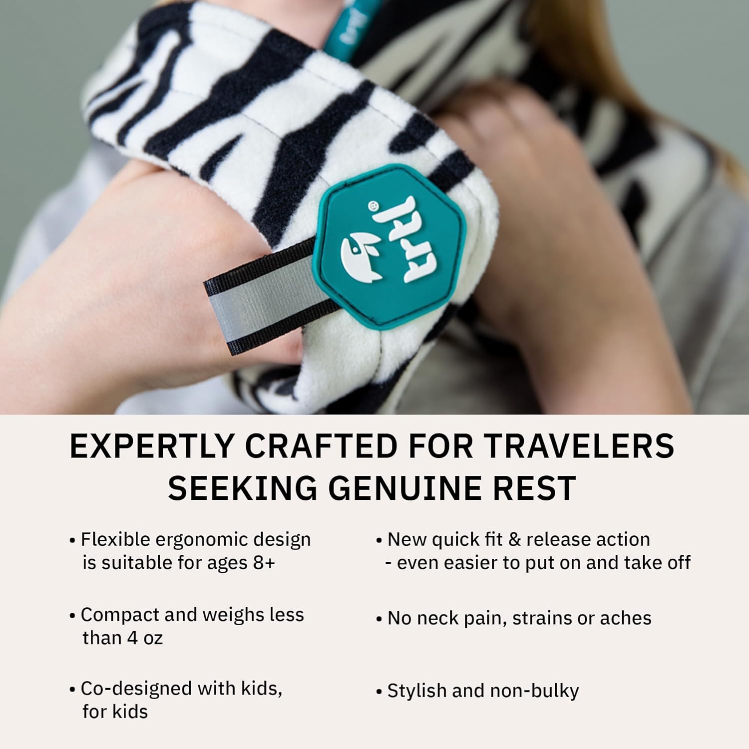 Trtl Pillow - Super Soft Neck Support Travel Pillow - Machine Washable 1