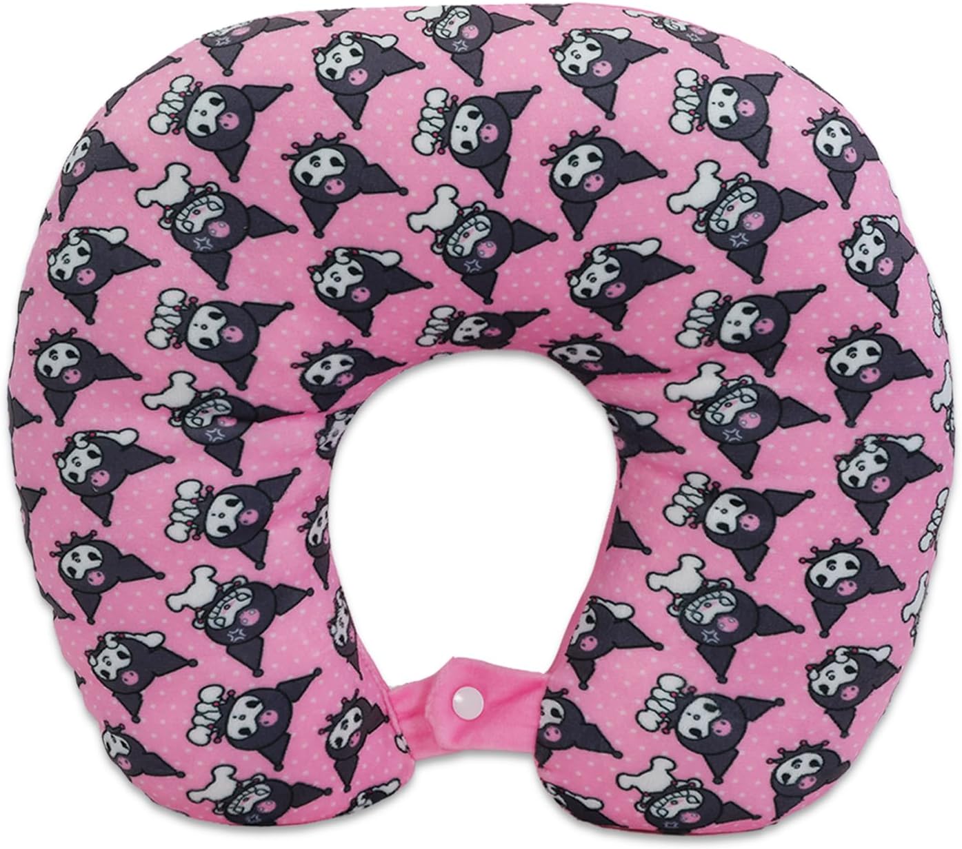 Kuromi Travel Pillow Set for Kids - Includes Pillow Tattoos Stickers