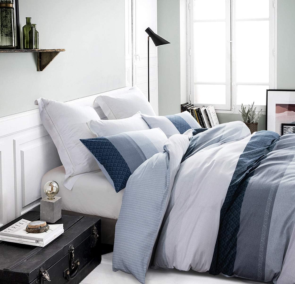 SLEEPBELLA 600 Thread Count Duvet Cover Set Twin
