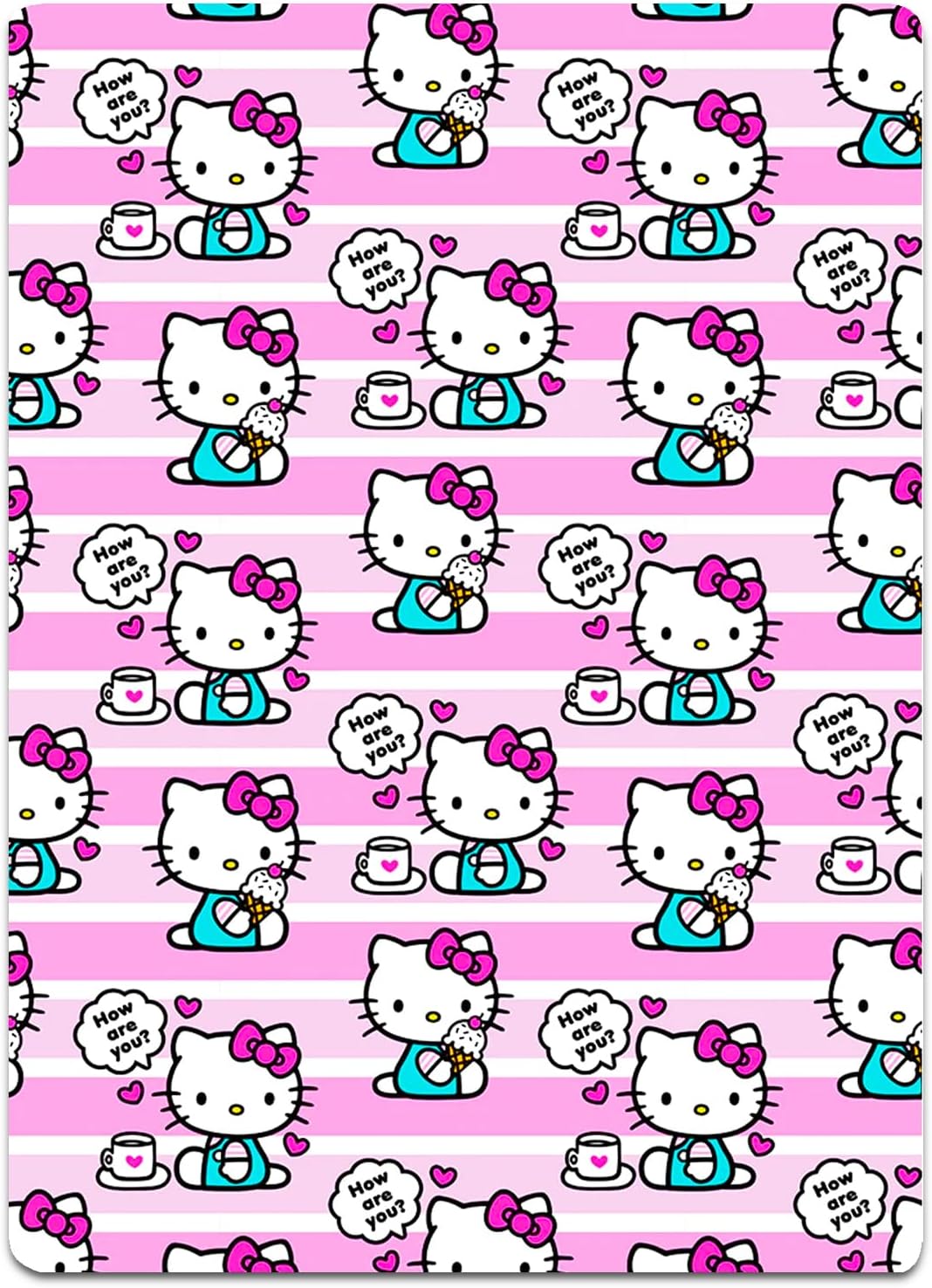 Hello Kitty Travel Pillow and Blanket Set - Cozy Bundle