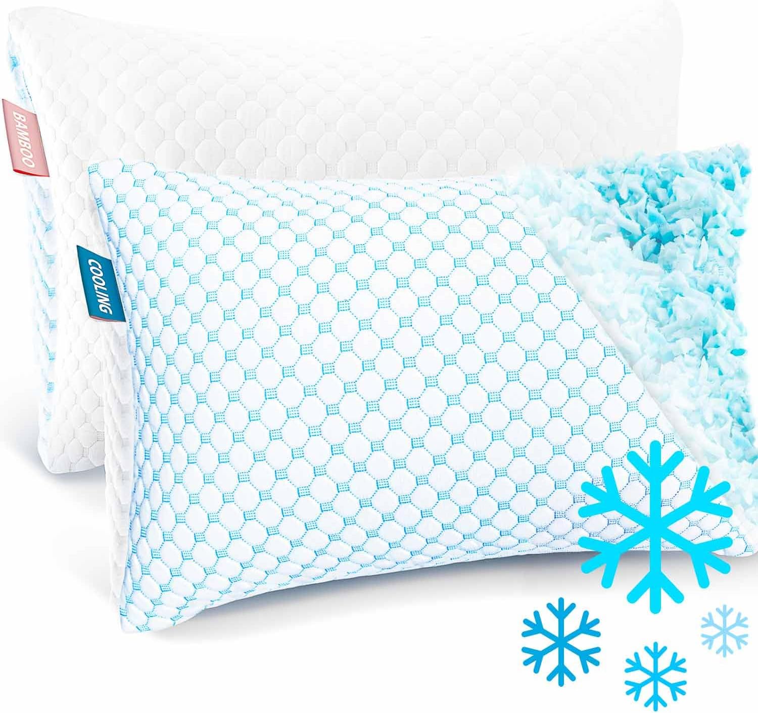 Nestl Cooling Pillow for Sleeping 2 Pack